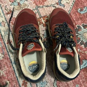 Lems Shoes Trailhead Leather Sneakers Hiking Barefoot Minimalist Redwood 8.5